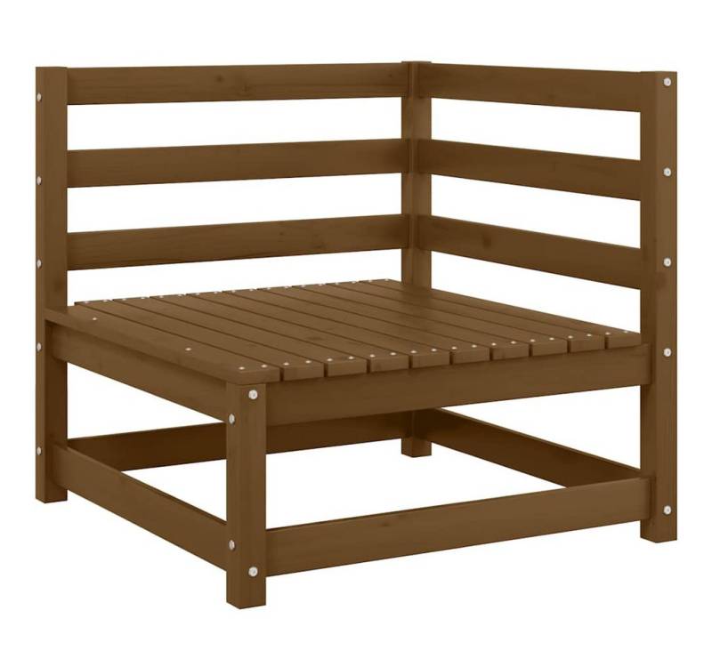 vidaXL Sofaelement Garten-Ecksofa Honigbraun Massivholz Kiefer (1 St) von vidaXL