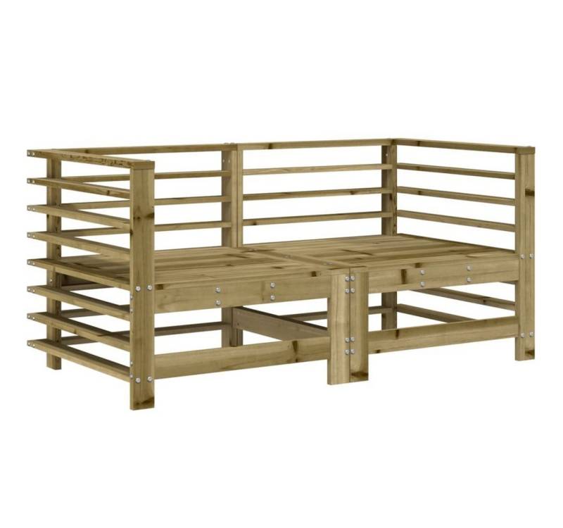 vidaXL Sofaelement Garten-Ecksofas 2 Stk. Kiefernholz Imprägniert (1 St) von vidaXL