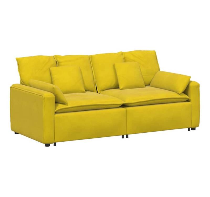vidaXL Sofaelement Modulares Sofa mit Kissen Gelb vidaXL Sofaelement Modulares Sofa mit Kissen Gelb von vidaXL