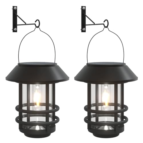 vidaXL Solar Außenwandleuchten 2 Stk., Außenwandleuchte Flackerndes Licht, Wandleuchte mit IP44-Schutzart, Außenleuchte Wandlampe, Weiß vidaXL Solar Außenwandleuchten 2 Stk., Außenwandleuchte Flackerndes Licht, Wandleuchte mit IP44-Schutzart, Außenleuchte Wandlampe, Weiß von vidaXL