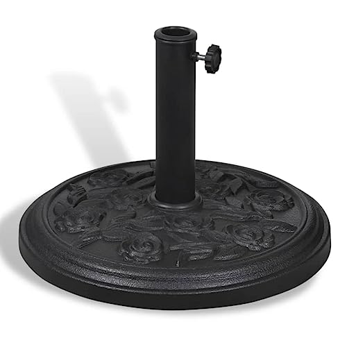 vidaXL Sonnenschirmständer Harz Rund 9kg Schirmständer Schirmhalter Balkon vidaXL Sonnenschirmständer Harz Rund 9kg Schirmständer Schirmhalter Balkon von vidaXL