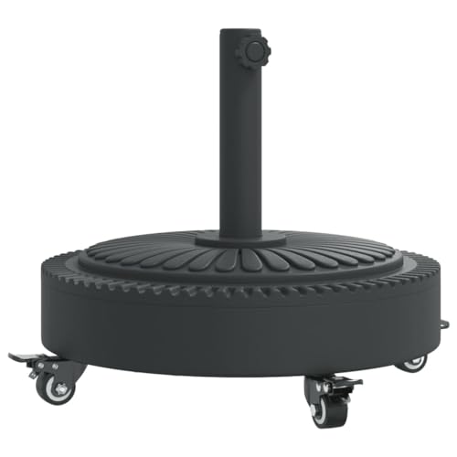 vidaXL Sonnenschirmständer mit Rollen, Schirmständer mit Standfuß Spannknopf, Schirmhalter für Ø38/48 mm Mast, Sonnenschirmfuß Ständer, 27 kg Rund vidaXL Sonnenschirmständer mit Rollen, Schirmständer mit Standfuß Spannknopf, Schirmhalter für Ø38/48 mm Mast, Sonnenschirmfuß Ständer, 27 kg Rund von vidaXL
