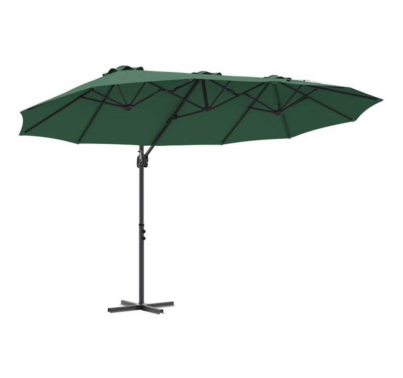 vidaXL Sonnensegel Garten-Kantilever-Pergola Grün 372 x 198 x 243 cm, (1-tlg) von vidaXL