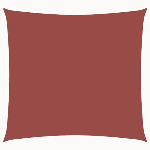 vidaXL Sonnensegel OxFordgewebe Quadratisch 2x2m Terracotta Garten Sichtschutz von vidaXL