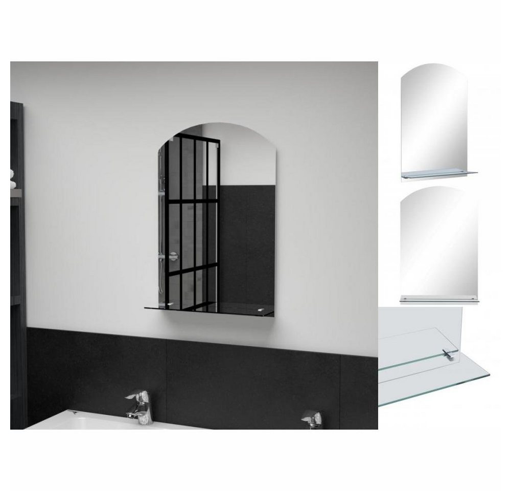 vidaXL Spiegel Badezimmerspiegel Wandspiegel mit Regal 4060 cm Hartglas von vidaXL
