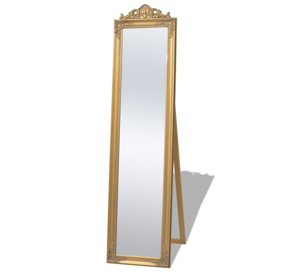 vidaXL Spiegel Standspiegel im Barock-Stil 160x40 cm Golden (1-St) von vidaXL