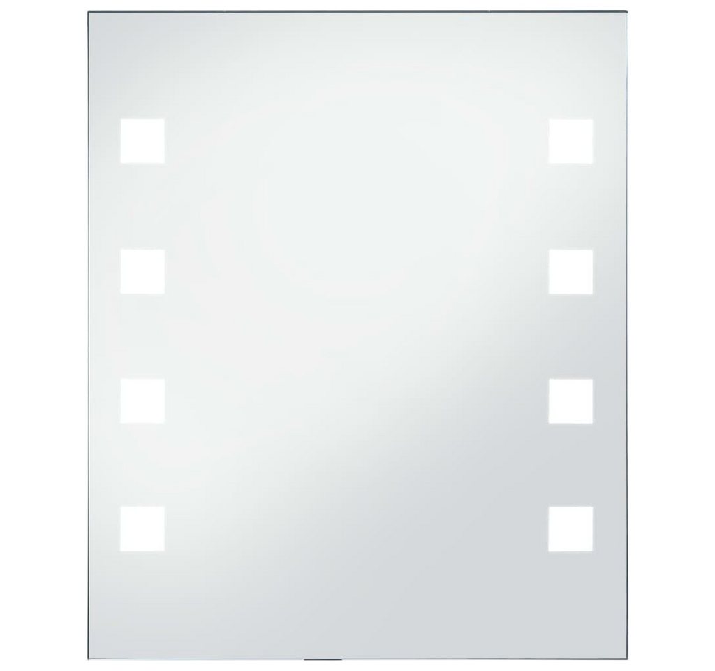 vidaXL Spiegel Badezimmer-Wandspiegel mit LEDs 50x60 cm (1-St) von vidaXL