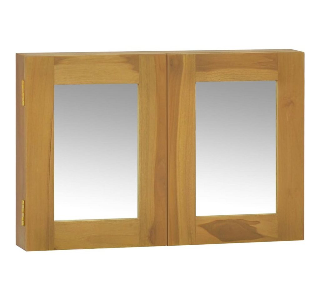 vidaXL Spiegelschrank Badspiegel Spiegelschrank 60x10x40 cm Massivholz Teak Bad-Spiegel Bade vidaXL Spiegelschrank Badspiegel Spiegelschrank 60x10x40 cm Massivholz Teak Bad-Spiegel Bade von vidaXL