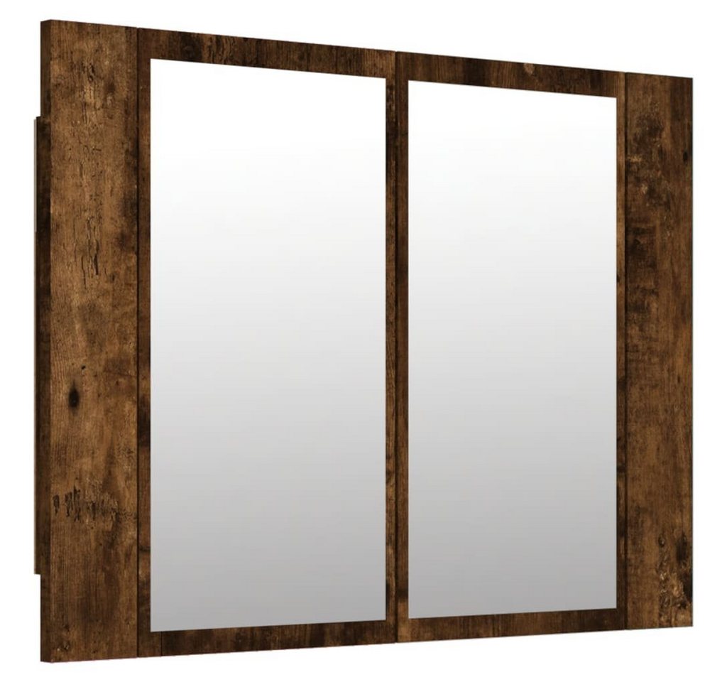 vidaXL Spiegelschrank LED-Spiegelschrank Räuchereiche 60x12x45 cm Spanplatte vidaXL Spiegelschrank LED-Spiegelschrank Räuchereiche 60x12x45 cm Spanplatte von vidaXL