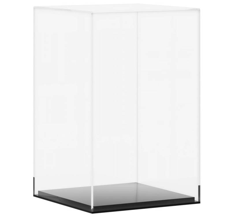 vidaXL Standfuß Vitrine Transparent 14x14x22 cm Acryl von vidaXL