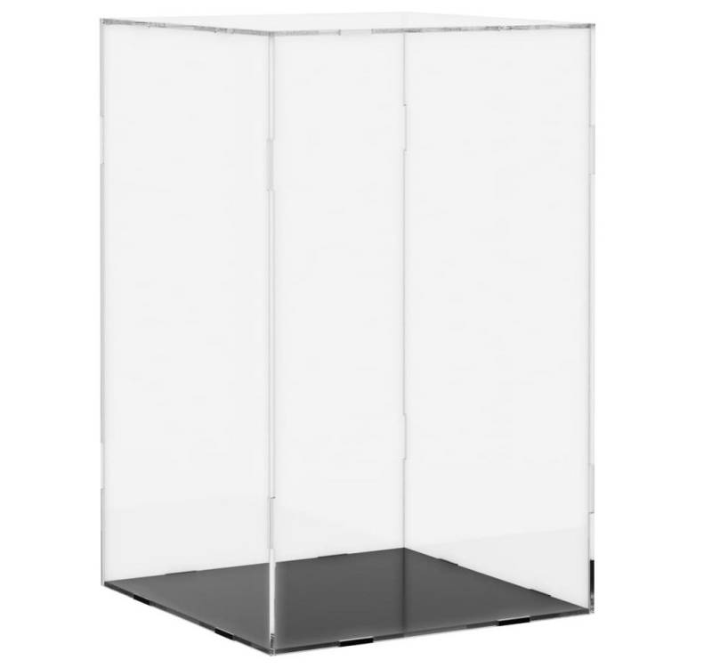 vidaXL Standfuß Vitrine Transparent 14x14x22 cm Acryl von vidaXL