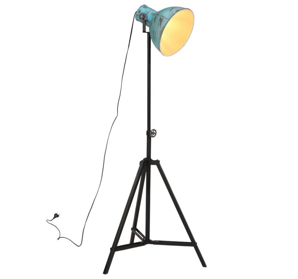 vidaXL Stehlampe, Stehleuchte 25 W Blau 61x61x90/150 cm E27 von vidaXL