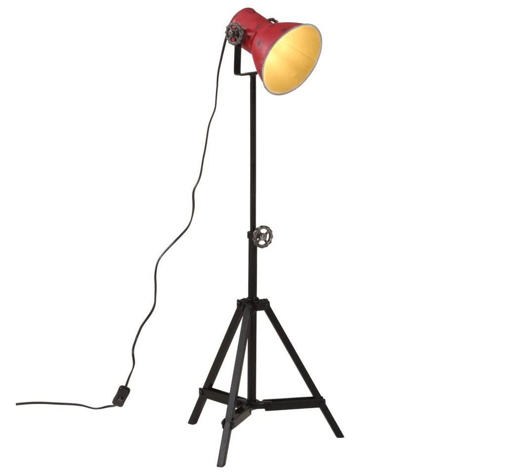 vidaXL Stehlampe, Stehleuchte 25 W Rot 35x35x65/95 cm E27 von vidaXL