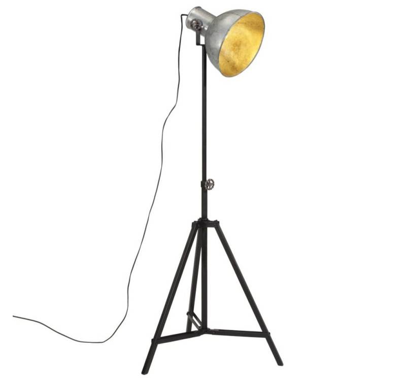 vidaXL Stehlampe, Stehleuchte 25 W Vintage-Silber 61x61x90/150 cm E27 von vidaXL