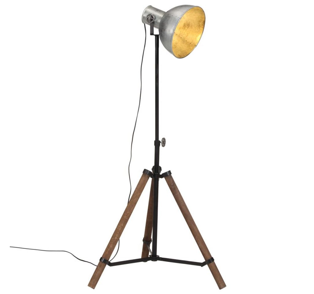 vidaXL Stehlampe, Stehleuchte 25 W Vintage Silbern 75x75x90-150 cm E27 vidaXL Stehlampe, Stehleuchte 25 W Vintage Silbern 75x75x90-150 cm E27 von vidaXL