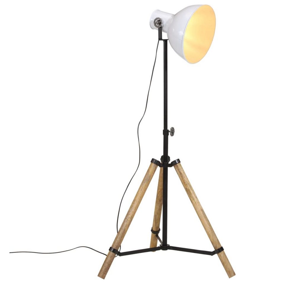 vidaXL Stehlampe, Stehleuchte 25 W Weiß 75x75x90-150 cm E27 von vidaXL