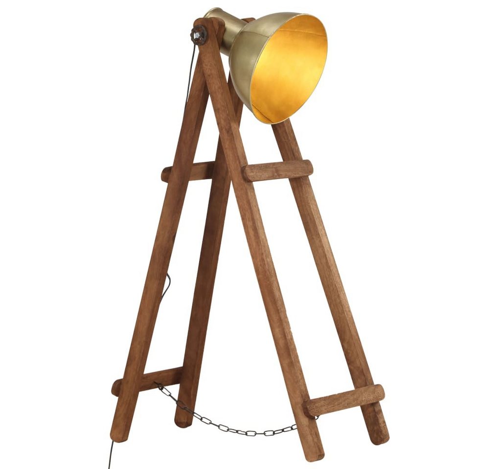 vidaXL Stehlampe Stehlampe Messing E27 Mango Massivholz vidaXL Stehlampe Stehlampe Messing E27 Mango Massivholz von vidaXL