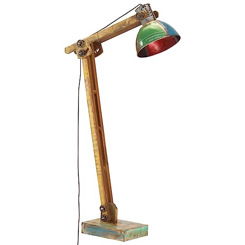 vidaXL Stehlampe Stehleuchte Standleuchte Standlampe Leselampe Bürolampe Industrielampe Lampe Leuchte Beleuchtung Wohnzimmerlampe Mehrfarbig E28 von vidaXL