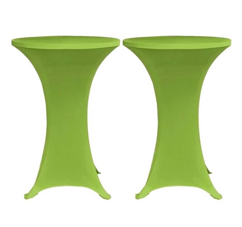 vidaXL Stehtischhusse, Stretch Tischhusse 2 Stk 80 cm Grün von vidaXL