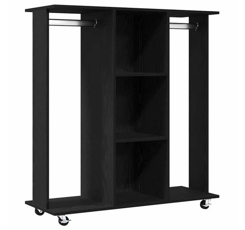 vidaXL Stoffschrank Kleiderschrank Schwarze Eiche 102 x 38 x 110 cm Holzwerkstoff (1-St) von vidaXL