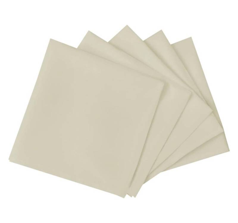 vidaXL Stoffserviette, Dinner-Servietten 50 Stk Creme 50x50 cm von vidaXL