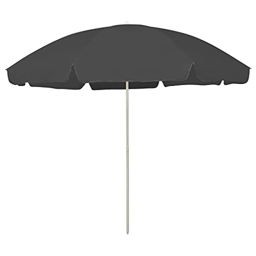 vidaXL Strandschirm Kippbar Sonnenschirm Balkonschirm Gartenschirm Ampelschirm Marktschirm Schirm Terrassenschirm Garten Anthrazit 300cm vidaXL Strandschirm Kippbar Sonnenschirm Balkonschirm Gartenschirm Ampelschirm Marktschirm Schirm Terrassenschirm Garten Anthrazit 300cm von vidaXL