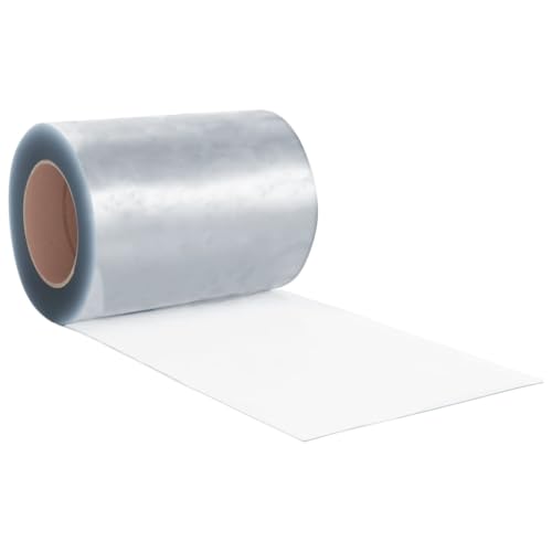 vidaXL Streifenvorhang Rolle Streifen Lamellen Vorhang Meterware Luftzugstopper Lagervorhang Lamellenvorhang Windschutz PVC 3x300mm 25m von vidaXL
