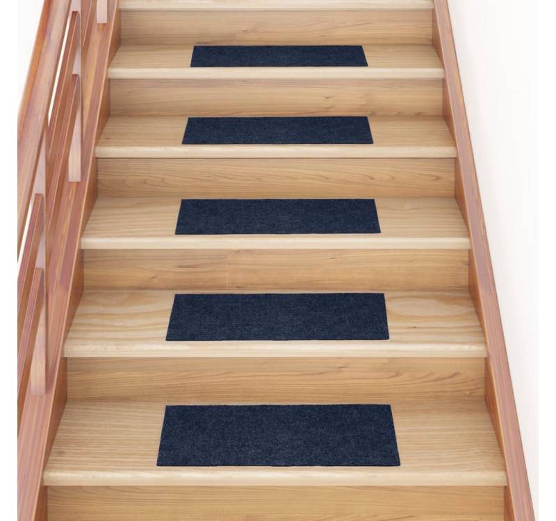 vidaXL Stufenmatte, Selbstklebende Treppenmatten 15 Stk. Rechteckig 60x25 cm Blau vidaXL Stufenmatte, Selbstklebende Treppenmatten 15 Stk. Rechteckig 60x25 cm Blau von vidaXL