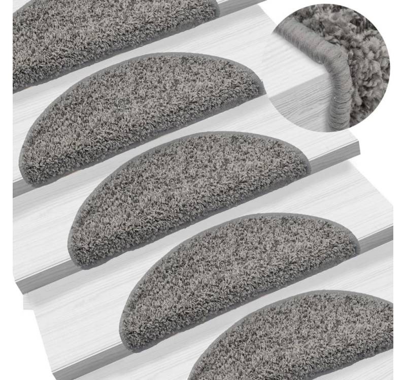 vidaXL Stufenmatte, Stufenmatten 10 Stk. 56x17x3 cm Grau vidaXL Stufenmatte, Stufenmatten 10 Stk. 56x17x3 cm Grau von vidaXL