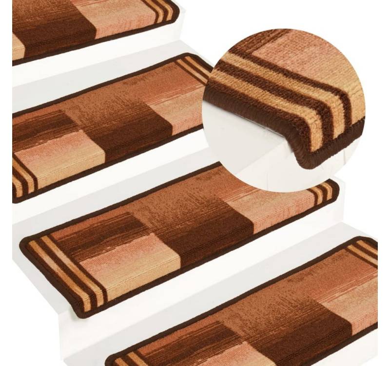 vidaXL Stufenmatte, Stufenmatten Selbstklebend 10 Stk. 65x21x4 cm Braun vidaXL Stufenmatte, Stufenmatten Selbstklebend 10 Stk. 65x21x4 cm Braun von vidaXL