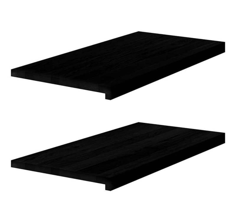 vidaXL Fensterbank Fensterbänke 2 Stk. Dunkelbraun 80x40x2 cm Massivholz Eiche vidaXL Fensterbank Fensterbänke 2 Stk. Dunkelbraun 80x40x2 cm Massivholz Eiche von vidaXL