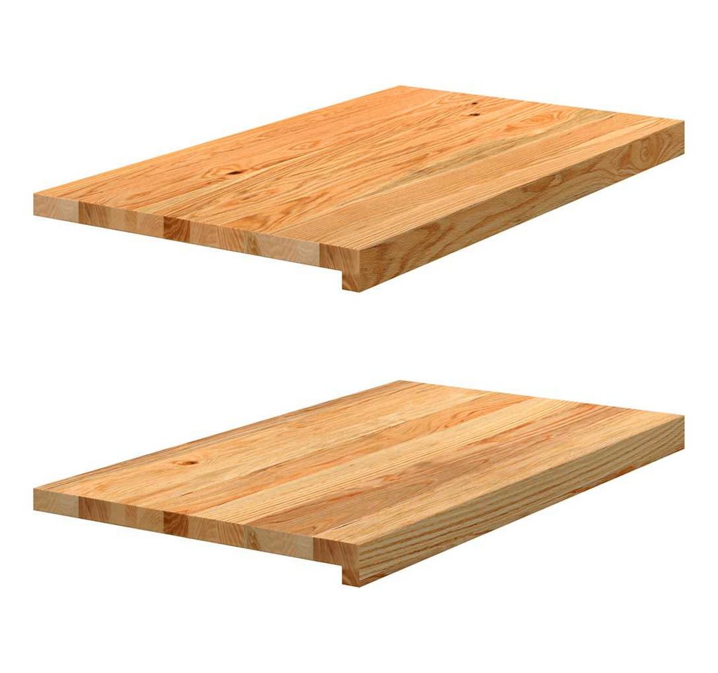 vidaXL Fensterbank Fensterbänke 2 Stk. Hellbraun 70x40x2 cm Massivholz Eiche vidaXL Fensterbank Fensterbänke 2 Stk. Hellbraun 70x40x2 cm Massivholz Eiche von vidaXL