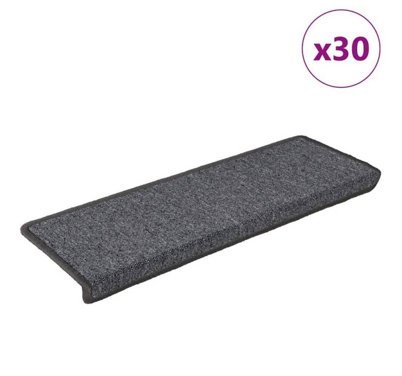 vidaXL Stufenmatte Stufenmatten 30 Stk 65x21x4 cm Grau und Schwarz von vidaXL