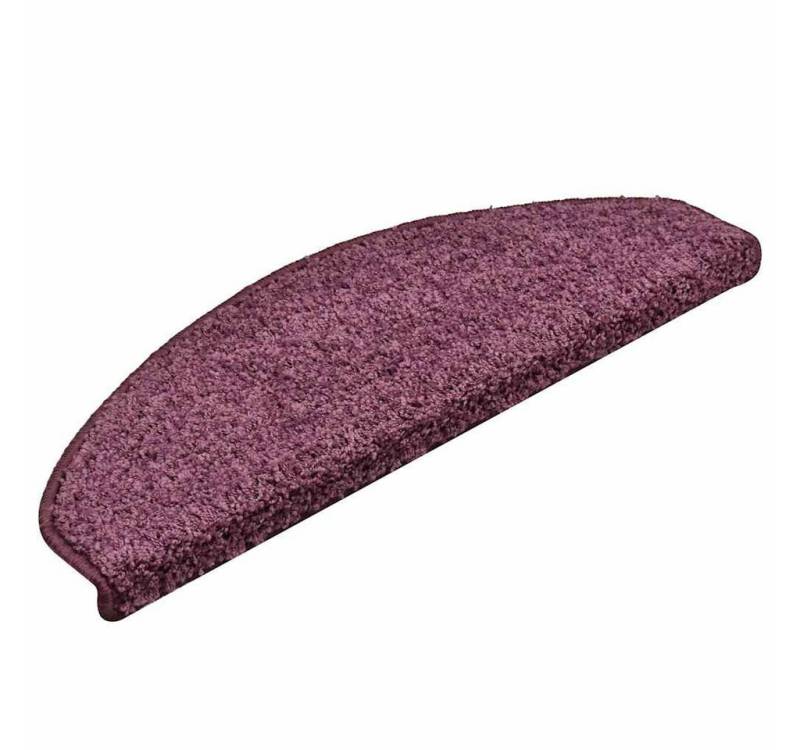 vidaXL Stufenmatte Stufenmatten 30 Stk. 65x21x4 cm Dunkelviolett Halbrund Groß, Rechteckig, Höhe: 4 mm von vidaXL