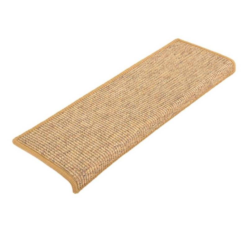 vidaXL Stufenmatte Stufenmatten Selbstklebend 15 Stk. Orange 65x21x4 cm, Rechteckig, Höhe: 0.61 mm von vidaXL