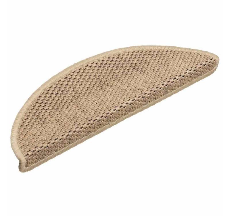 vidaXL Stufenmatte Stufenmatten Selbstklebend Sisal-Optik 30Stk. 56x17x3cm Sand, Höhe: 3 mm von vidaXL