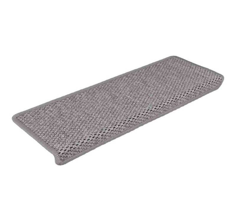 vidaXL Stufenmatte Stufenmatten Selbstklebend Sisal-Optik 30Stk. 65x21x4cm Silbern, Rechteckig von vidaXL