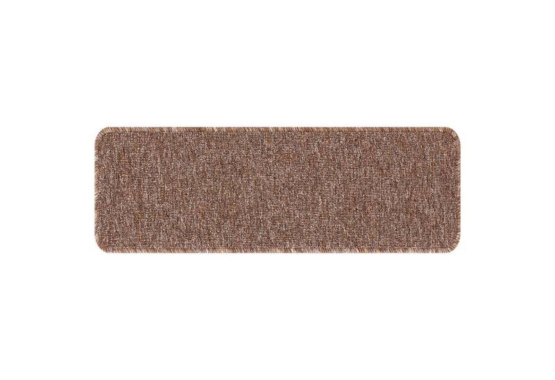 vidaXL Stufenmatte Stufenmatten mit Latexrücken Braun 25x60 cm von vidaXL