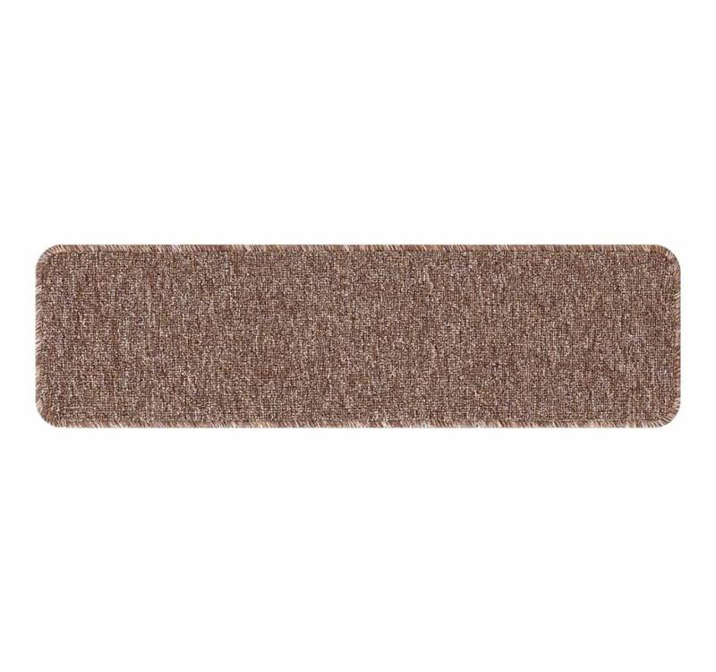 vidaXL Stufenmatte Treppenstufen 15 pcs Braun 75 x 20 cm Polypropylen, Höhe: 80 mm von vidaXL