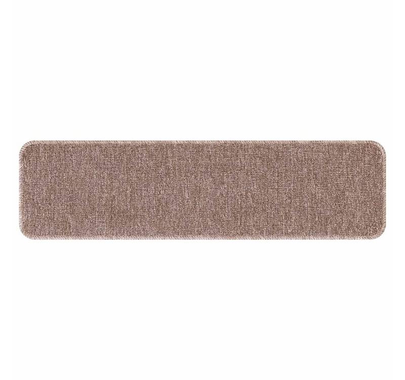 vidaXL Stufenmatte Treppenstufen 15 pcs Hellbraun 75 x 20 cm Polypropylen, Höhe: 80 mm von vidaXL
