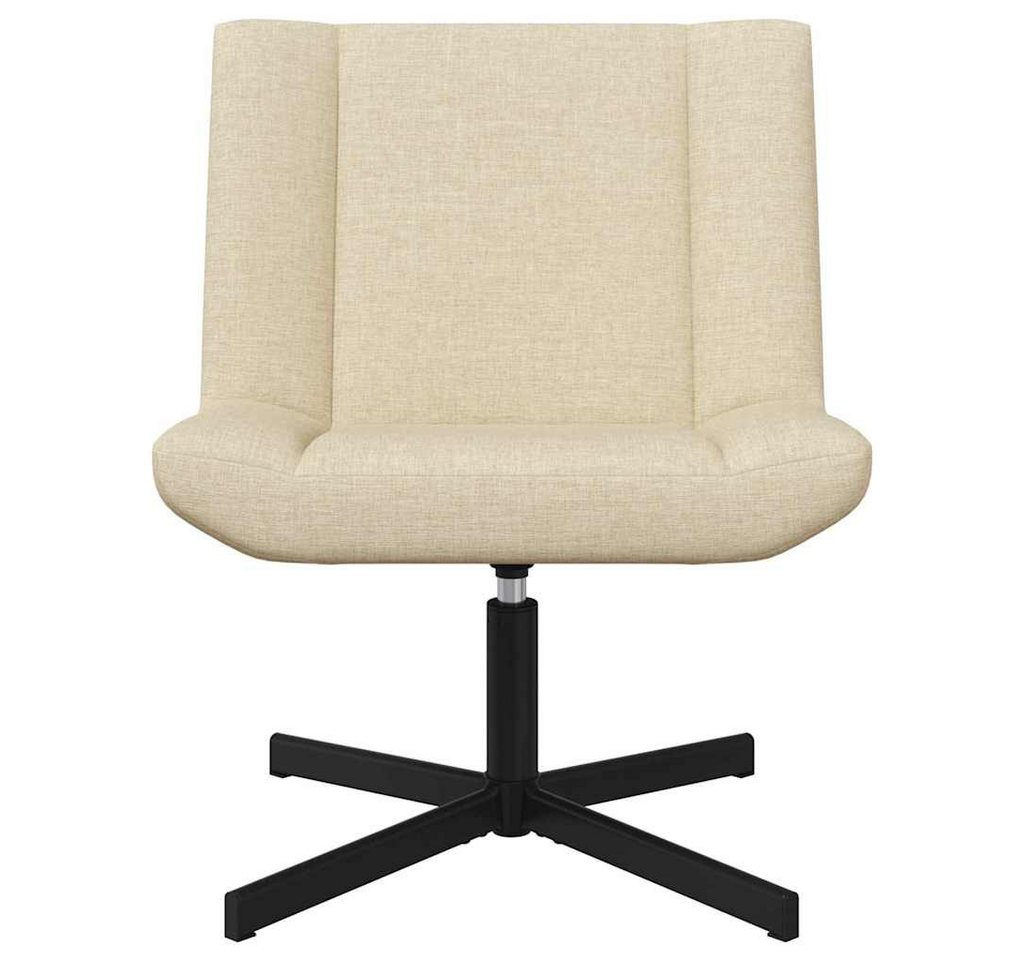 vidaXL Stuhl Akzentstuhl Creme Polyesterbezug Metallbasis Mittel Drehbar vidaXL Stuhl Akzentstuhl Creme Polyesterbezug Metallbasis Mittel Drehbar von vidaXL