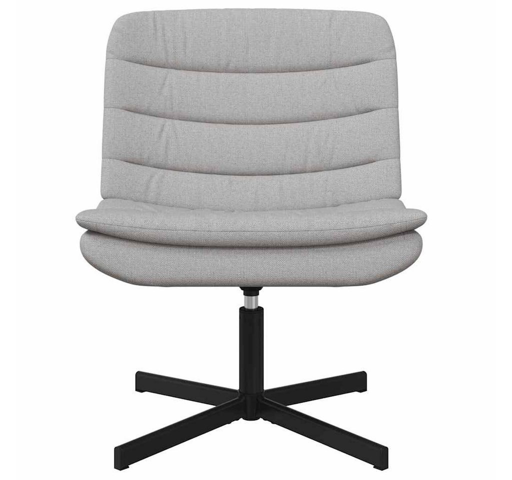 vidaXL Stuhl Drehstuhl Hellgrau Polyesterstoff Metallbasis Mittel vidaXL Stuhl Drehstuhl Hellgrau Polyesterstoff Metallbasis Mittel von vidaXL