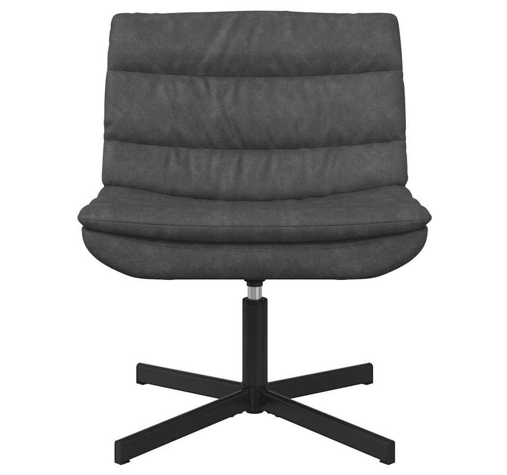 vidaXL Stuhl Schwenstuhl Jet Black Polyester Metall Standard Schwenkbar vidaXL Stuhl Schwenstuhl Jet Black Polyester Metall Standard Schwenkbar von vidaXL