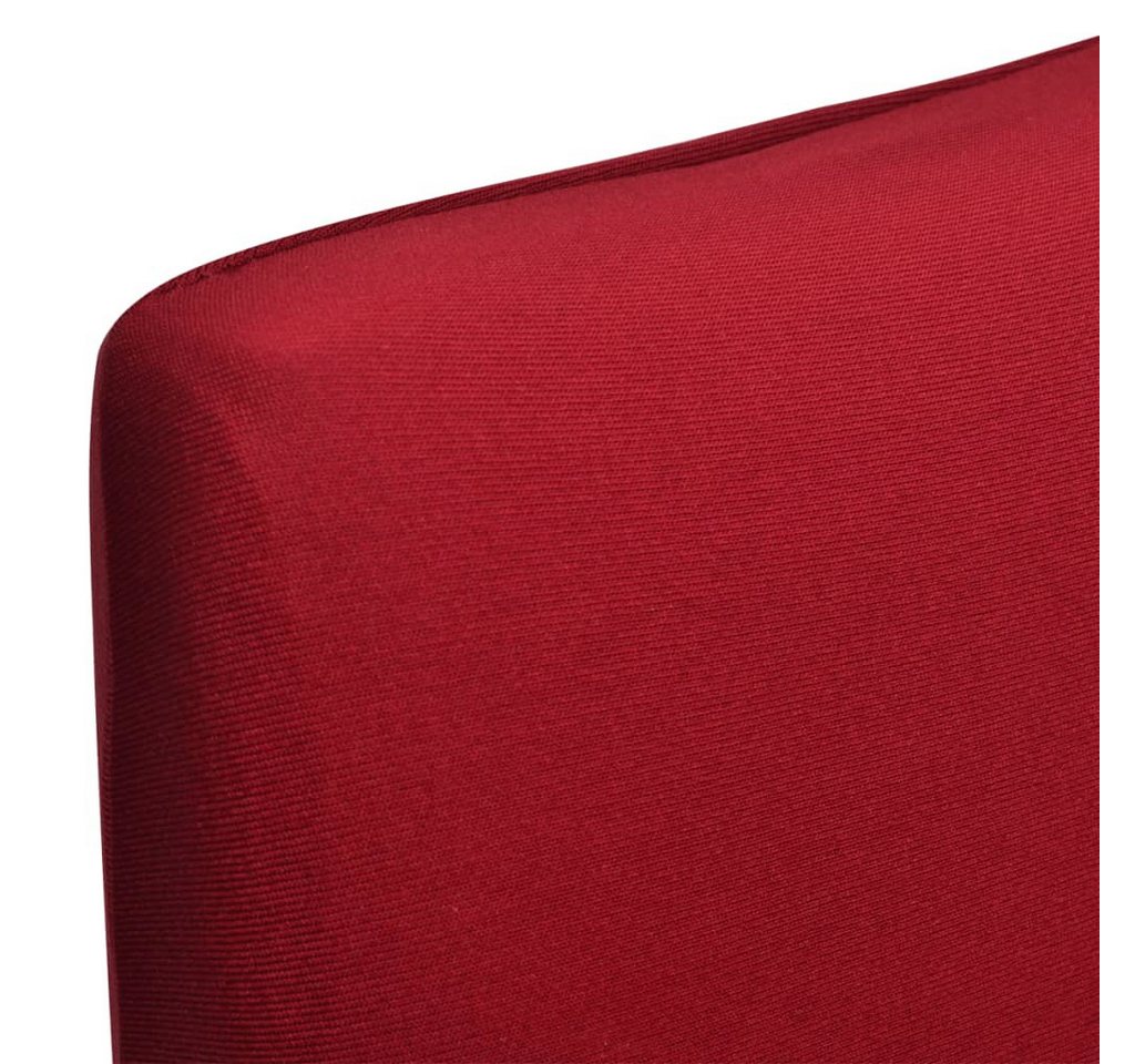 vidaXL Stuhlhusse, 6 Stk. Bordeaux Stuhlhussen Gerade Dehnbar vidaXL Stuhlhusse, 6 Stk. Bordeaux Stuhlhussen Gerade Dehnbar von vidaXL