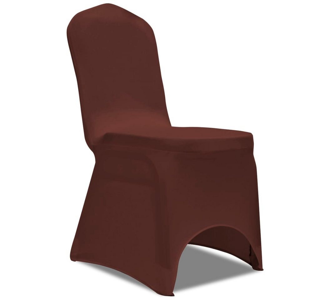 vidaXL Stuhlhusse, Stretch Stuhlbezug 4 Stück Braun vidaXL Stuhlhusse, Stretch Stuhlbezug 4 Stück Braun von vidaXL