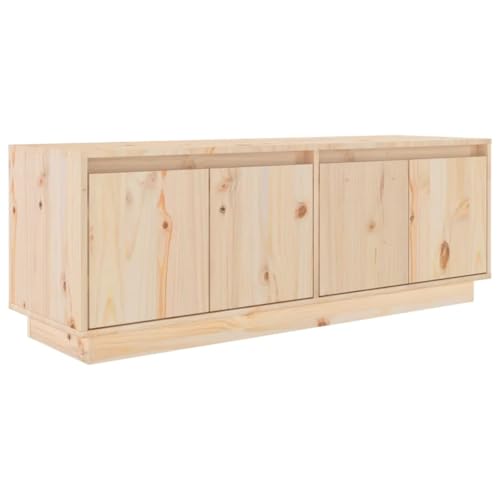 vidaXL TV Schrank Lowboard TV Möbel Tisch Board Sideboard Fernsehtisch Fernsehschrank HiFi-Schrank Wohnzimmer 110x34x40cm Massivholz Kiefer vidaXL TV Schrank Lowboard TV Möbel Tisch Board Sideboard Fernsehtisch Fernsehschrank HiFi-Schrank Wohnzimmer 110x34x40cm Massivholz Kiefer von vidaXL