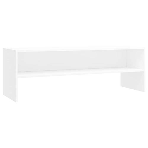 vidaXL TV Schrank Lowboard Couchtisch Fernsehschrank Fernsehtisch Sofatisch TV Tisch Möbel Board Sideboard Weiß 120x40x40cm Holzwerkstoff vidaXL TV Schrank Lowboard Couchtisch Fernsehschrank Fernsehtisch Sofatisch TV Tisch Möbel Board Sideboard Weiß 120x40x40cm Holzwerkstoff von vidaXL