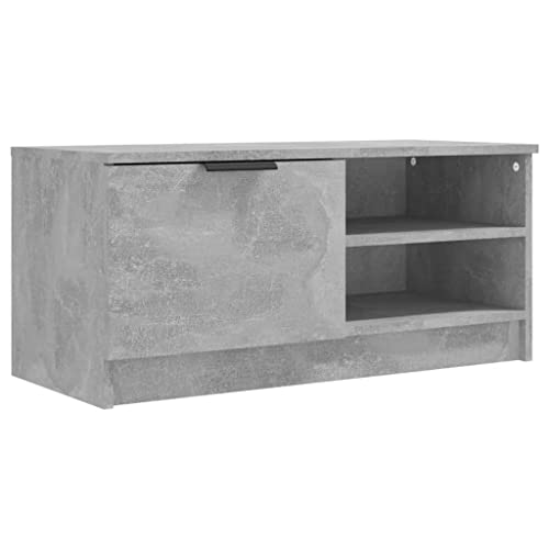 vidaXL TV Schrank Lowboard TV Möbel Tisch Board Sideboard Fernsehschrank Fernsehtisch HiFi-Schrank Betongrau 80x35x36,5cm Holzwerkstoff vidaXL TV Schrank Lowboard TV Möbel Tisch Board Sideboard Fernsehschrank Fernsehtisch HiFi-Schrank Betongrau 80x35x36,5cm Holzwerkstoff von vidaXL