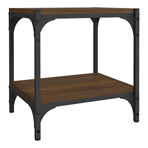 vidaXL TV Schrank Lowboard TV Möbel Tisch Board Sideboard Fernsehtisch Fernsehschrank HiFi-Schrank Braun Eichen-Optik 60x33x41cm Holzwerkstoff Stahl vidaXL TV Schrank Lowboard TV Möbel Tisch Board Sideboard Fernsehtisch Fernsehschrank HiFi-Schrank Braun Eichen-Optik 60x33x41cm Holzwerkstoff Stahl von vidaXL