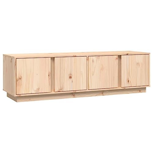 vidaXL TV Schrank Lowboard TV Möbel Tisch Board Sideboard Fernsehtisch Fernsehschrank HiFi-Schrank Wohnzimmer 140x40x40cm Massivholz Kiefer vidaXL TV Schrank Lowboard TV Möbel Tisch Board Sideboard Fernsehtisch Fernsehschrank HiFi-Schrank Wohnzimmer 140x40x40cm Massivholz Kiefer von vidaXL